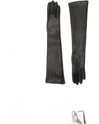 Manokhi - Woven Long Gloves - Lyst