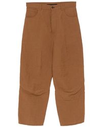 Forme D'expression - Skewed Five-Pocket Trousers - Lyst