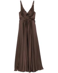 Zimmermann - Ruched Cut-Out Maxi Dress - Lyst