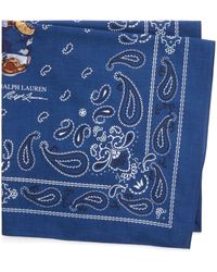 Polo Ralph Lauren - Katoenen Bandana Met Print - Lyst