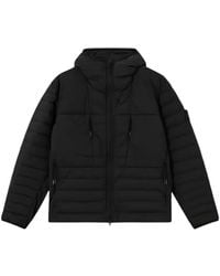Stone Island - Padded Hooded Jacket - Lyst