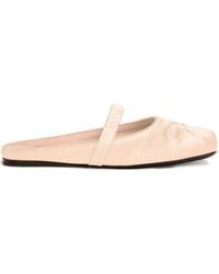 Marni - Bow-Detail Slip-On Ballet Flats - Lyst