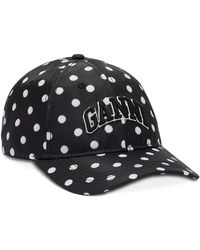 Ganni - Printed Nylon Cap - Lyst