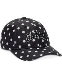 Ganni - Cappello Da Baseball A Pois - Lyst