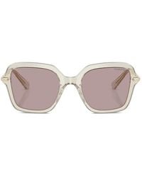 Swarovski - Geometric-Frame Sunglasses - Lyst