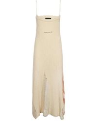 Vision Of Super - Flame-print Midi Dress - Lyst