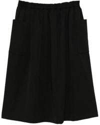 Comme des Garçons - Jupe En Laine À Coupe Mi-Longue - Lyst