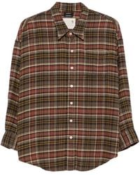 R13 - Plaid-Pattern Shirt - Lyst