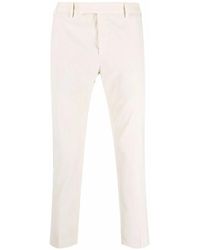PT Torino - Cropped Chino Trousers - Lyst