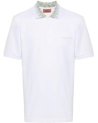 Missoni - Embroidered-logo Polo Shirt - Lyst