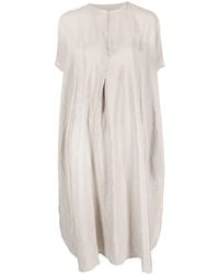 Daniela Gregis - Silk Midi Shirt Dress - Lyst