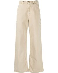 Pantaloni a gamba ampia W JeansCarhartt WIP in Cotone di colore Neutro Donna Abbigliamento da Pantaloni casual eleganti e chino 