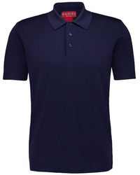 Gucci - Wool Polo Shirt - Lyst