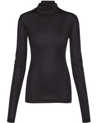Ferragamo - Top Van Zijdemix - Lyst