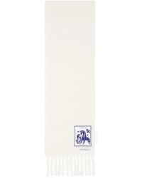 Lanvin - Fringed Graphic Scarf - Lyst