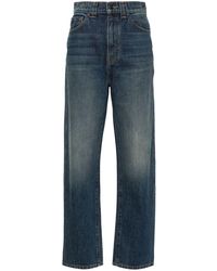 Khaite - Gerade High-Waist-Jeans - Lyst