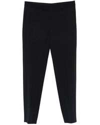 KARL LAGERFELD - Textured Straight-Leg Trousers - Lyst