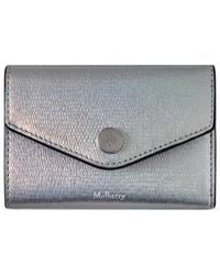 Mulberry - Cartera Metalizada Con Efecto De Piel De Lagarto - Lyst