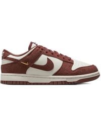 Nike - Dunk Low Swoosh Sneakers - Lyst