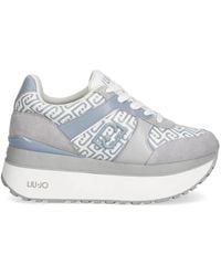 Liu Jo - Logo-Detail Platform Sneakers - Lyst