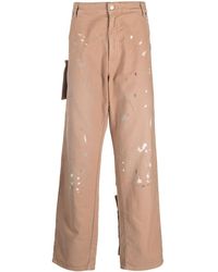 DARKPARK - Indron Painted Canvas Trousers - Lyst