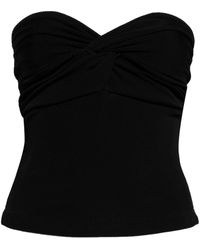 Agolde - Tonia Twist-detail Strapless Top - Lyst