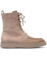 Officine Creative - Frame 108 Lace-Up Zip Boots - Lyst