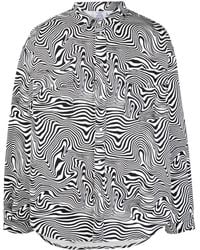 Vetements - Hemd mit Zebra-Print - Lyst