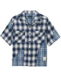 FIVE CM - Kariertes Hemd Im Distressed-Look - Lyst