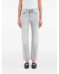 ViCOLO - Faded Frayed-Hem Jeans - Lyst