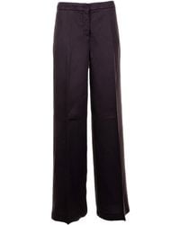 Via Masini 80 - Button-Fastening Trousers - Lyst