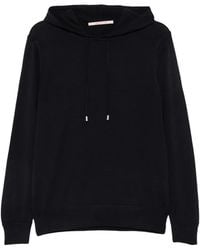 hindustrie - Fine-Knit Drawstring Hoodie - Lyst