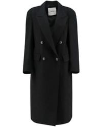 Hevò - Martina Franca Double-Breasted Coat - Lyst