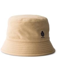 Prada - Old Piqué Bucket Hat - Lyst