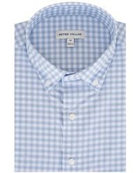 Peter Millar - Lewis Buttoned Checked Shirt - Lyst