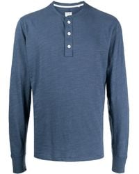 Rag & Bone - Cotton Henley T-Shirt - Lyst