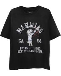 NAHMIAS - Graphic-Print T-Shirt - Lyst