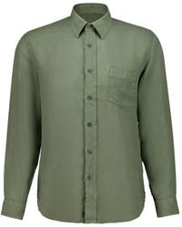 120% Lino - Chemise À Poche Poitrine - Lyst