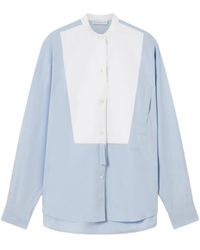Stella McCartney - Tuxedo Bib Poplin Shirt - Lyst