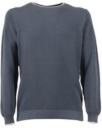 Fedeli - Crew-Neck Long-Sleeve Sweater - Lyst