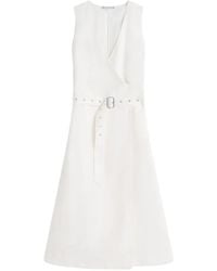 Tommy Hilfiger - Sleeveless Belted Wrap Dress - Lyst