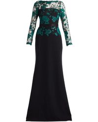 Tadashi Shoji - Floral-Embellishment Maxi Dress - Lyst