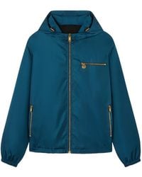 Versace - Hooded Zip Jacket - Lyst