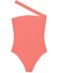 JADE Swim - Halo One-Shoulder Swimsuit - Lyst