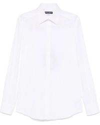 Dolce & Gabbana - Weiße Baumwoll-Hemd - Lyst