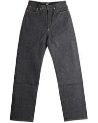 TAIGA TAKAHASHI - Lot. 702 Contrast-Stitch Straight-Leg Jeans - Lyst