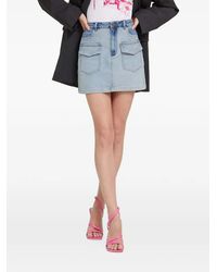 Desigual - Pocket-Details Mini Denim Skirt - Lyst