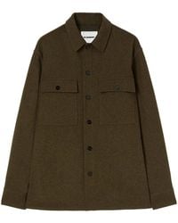 Jil Sander - Drop-Shoulder Flannel Shirt - Lyst