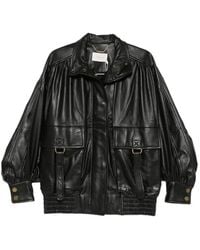 Zimmermann - Veste Bomber Valiant En Cuir - Lyst