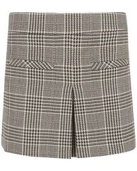 Veronica Beard - Minijupe À Motif Pied-De-Poule - Lyst